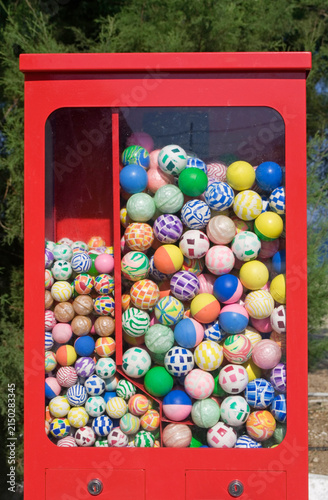vintage gum balls vending machine