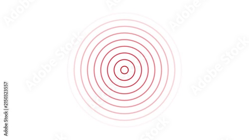 Radio waves background animation and Expanding arc waves motion graphics .Radio wave signal technology video concept