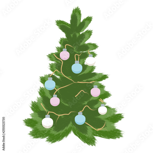 Christmas Tree with Ornaments