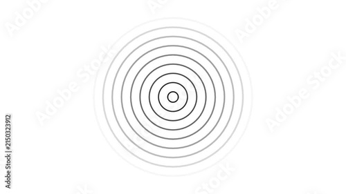 Radio waves background animation and Expanding arc waves motion graphics .Radio wave signal technology video concept