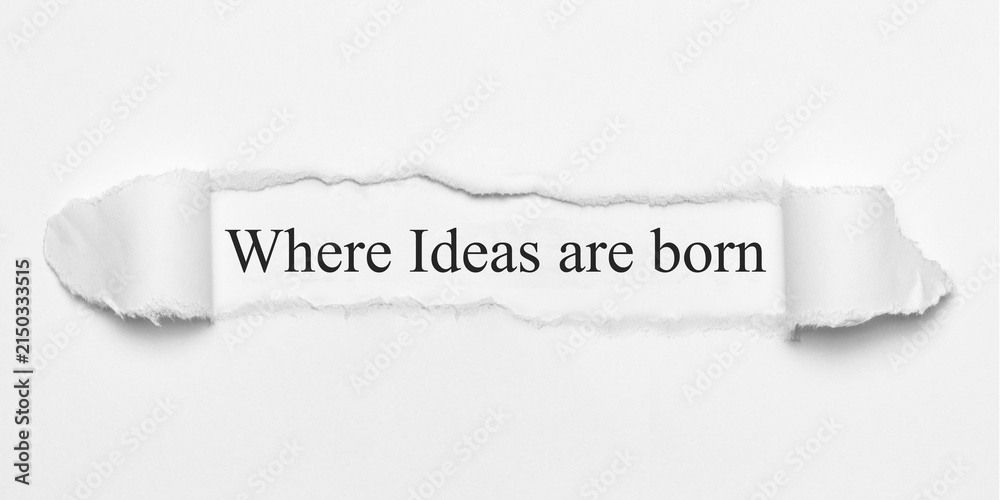 Fototapeta premium Where Ideas are born 