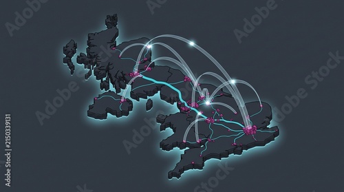 Isometric United Kingdom network for cloud infrastructure strategy
