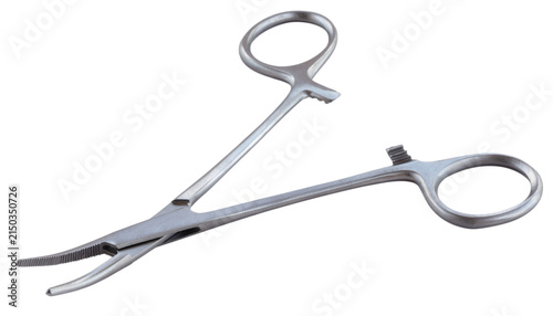 Open stainless steel hemostat for medical procedures