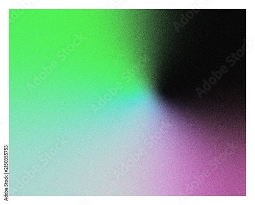 Abstract Grainy Mesh Gradient Green Purple Vector Background