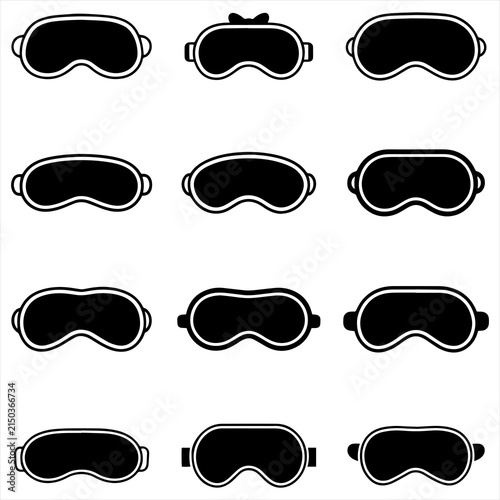 Sleep Mask Silhouette