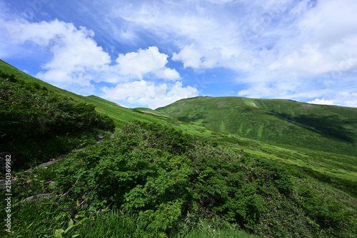 Climbing Mt. Gassan, Yamagata, Japan