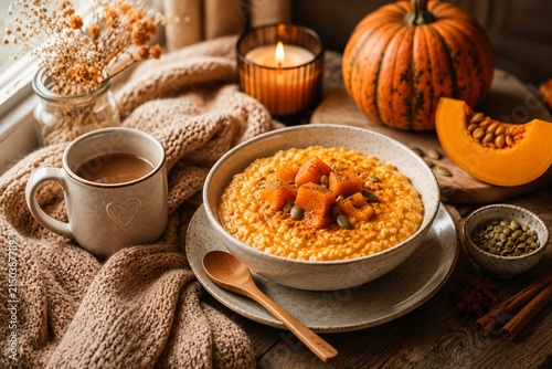 pumpkin soup with pumpkin