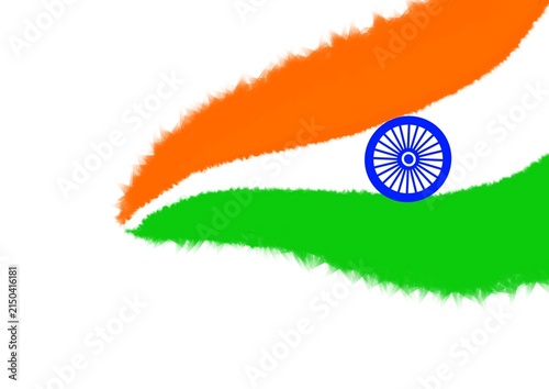 india flag button