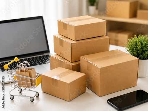Cardboard Delivery Boxes for Online Shopping and Ecommerce Business