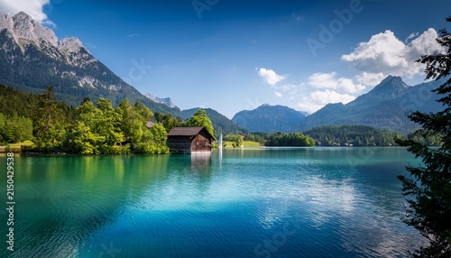 Landscapes Of Bavarian Lake Kochelsee