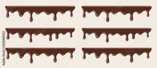 Картината върху платно Molten Chocolate Drizzle
