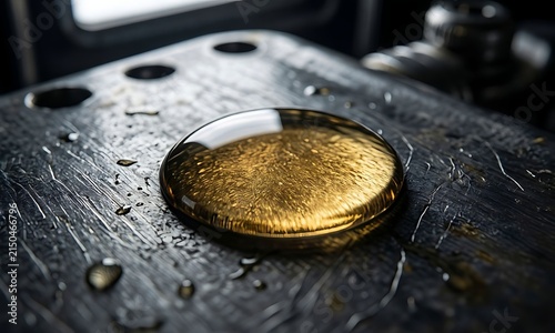 euro coin on the table
