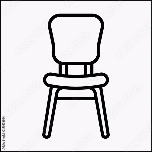 chair vector icon