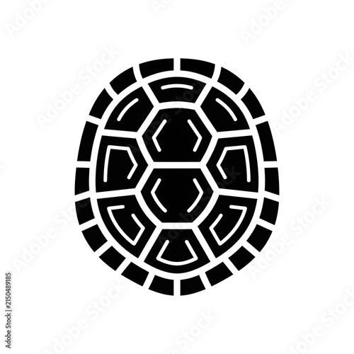 Black and white geometric pattern with circular elements.