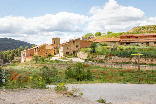 partial view of Valderrobres, Comarca of Matarrana, province of Teruel, Aragon, Spain