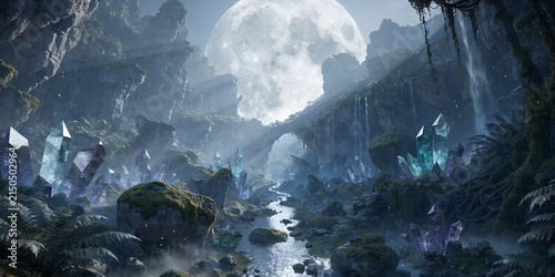 Valley of the Crystal Moon