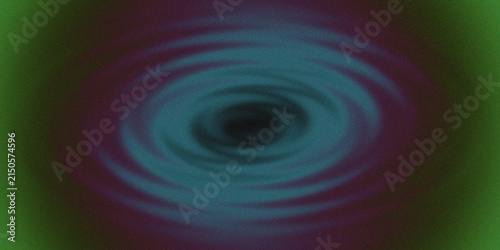 Canvas Print Abstract digital art featuring a dark central vortex surrounded by concentric ri