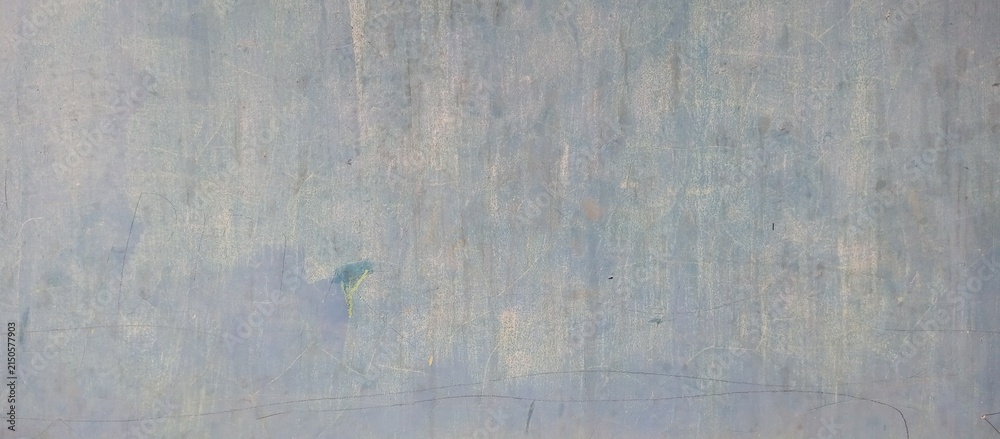 Fototapeta premium Scratched Faded Grey Blue Wall Plaster Texture