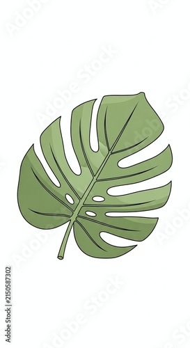 Close-up of a fresh green leaf with visible veins.