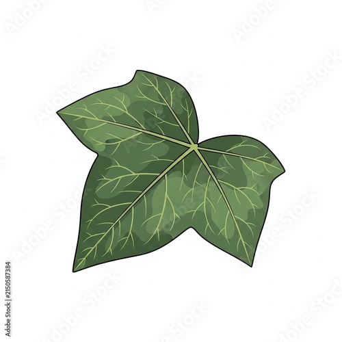 Close-up of fresh green leaf with visible veins.