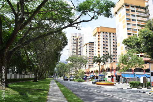 Residential district in Kallang, Singapore