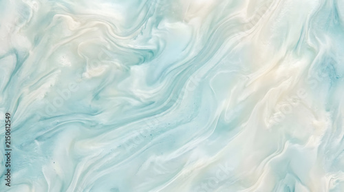Soft blue and white abstract marble background for design