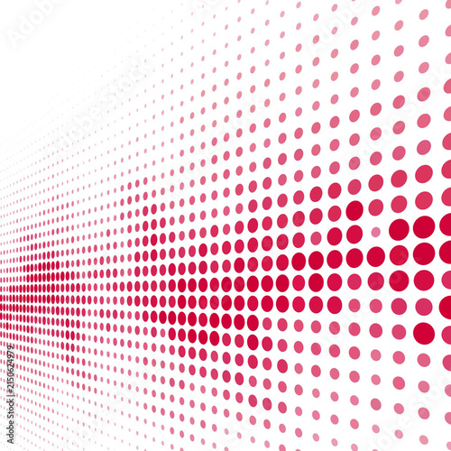 Abstract red dotted background