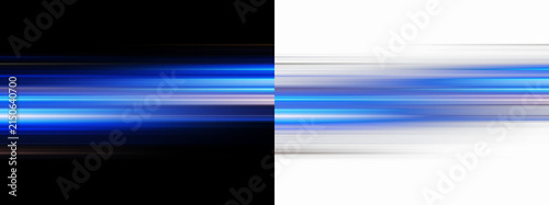 Abstract blue light streak background, modern speed effect for design, Transparent background