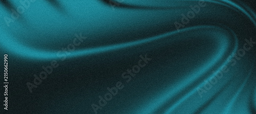 Принти на полотні Dark teal satin fabric texture with elegant folds and soft sheen for luxury desi