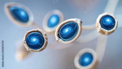 Blue gemstone jewelry close-up photography.
