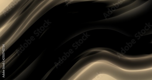 Abstract cream gradient brush waves isolated on dark tones, creating a sophisticated material aesthetic for banners and posters.