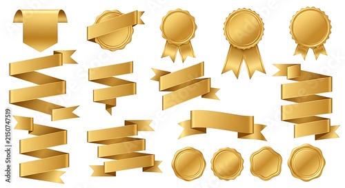 Golden Ribbon Awards and Decorative Ribbons for Celebrations