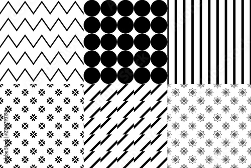 Black and White Striped Arrow Seamless Pattern Geometric Vector Wallpaper Background Retro Vintage Textile Fabric Print Ornament Design