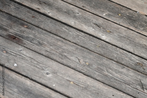 Bild auf Leinwand old wooden wall