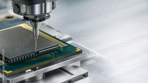 Precision Probe Testing on Semiconductor Chip Package