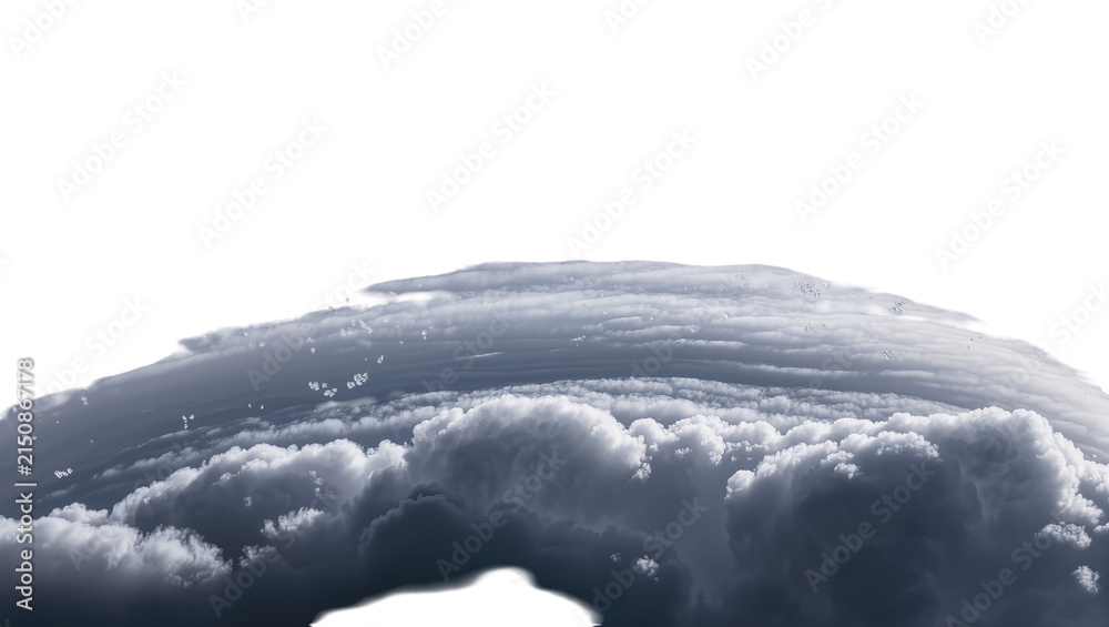 Photography Poster Isolated dramatic view of a massive storm cloud