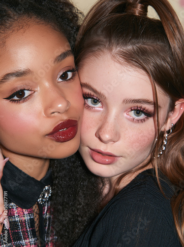 portrait of two young women