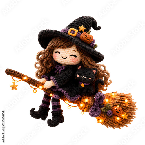 witch with a broom