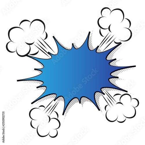 Comic Book Blast Effect - Dynamic Explosion Graphic for Design