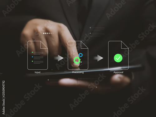 Canvas Print Approval Workflow system streamlining document processing, business validation,