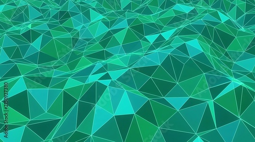 Abstract low-poly terrain background