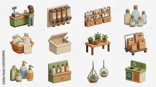 Elegant of Herbalist Shop Essentials Featuring Bottles Plants and Apothecary Tools in Warm Earthy Tones
