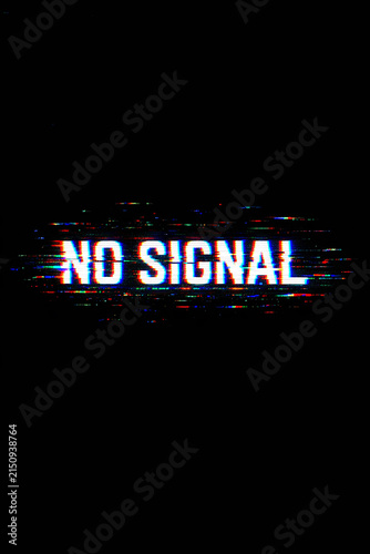 Signal not found; disconnected from network. Communication halted due to technology malfunction or lack of connection.