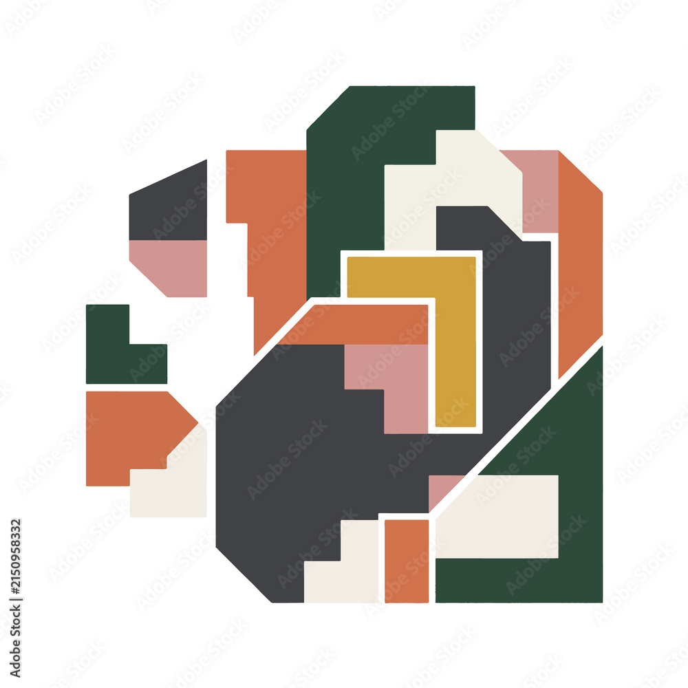 Fototapeta premium Black Friday Premium Geometric Promotional Design Elements