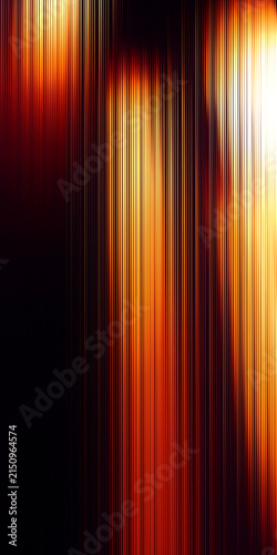 Abstract background with vertical lines in warm orange and red colors