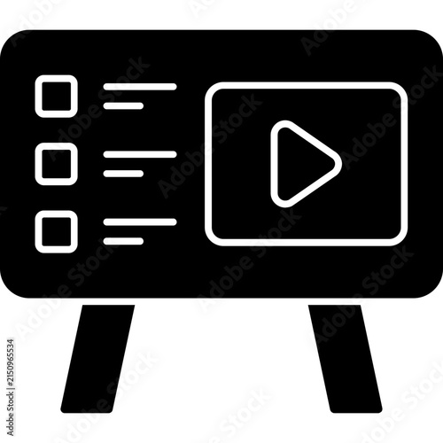 Video Presentation Icon