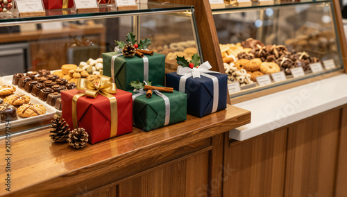 Holiday Gift Display Counter