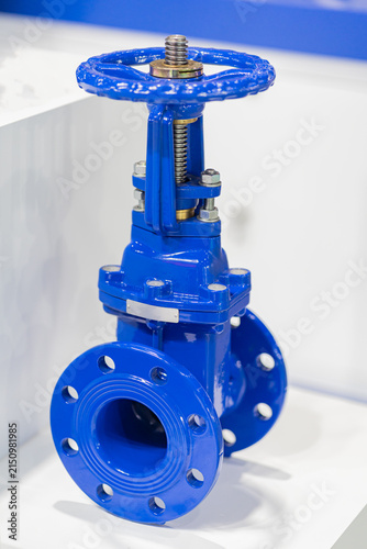 Water shut-off valve Shut-off valves for pipelines of water systems valve on the water pipe. Gate valve. Control valve. Shutoff fittings. Regulation of water flow. Water supply