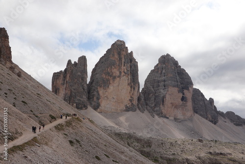Włoskie Dolomity - park przyrody Tre Cime di Lavaredo
