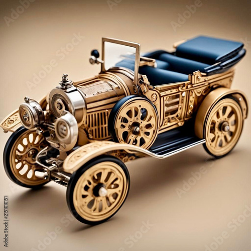 vintage car isolated